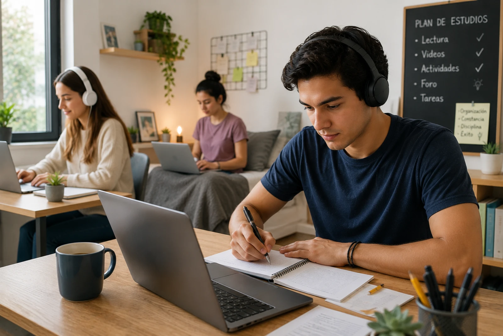 estudiantes de carreras por internet