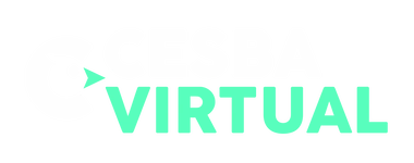 Logo CESBA Virtual blanco